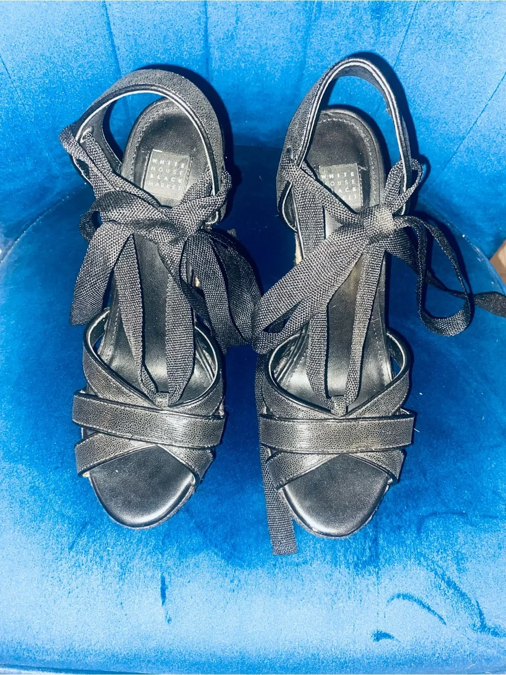 New White House Black Market Women’s Wedge Sandals